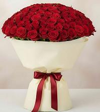 Букет 101 Красная роза Милано в Давыдово