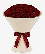 Букет 101 Бордовая роза Блэк Бакарра в Давыдово