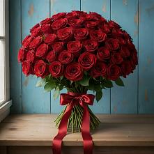 Букет Красные розы Блэк Меджик в Давыдово