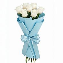 Букет 7 белых роз Проуд #REPLACE_PRED# Давыдово