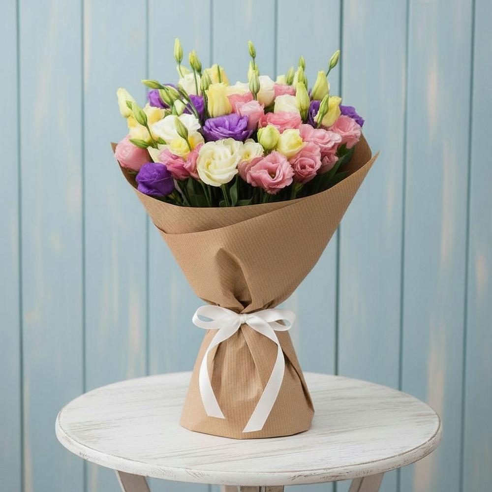 Букет цветов из: Лизиантусы в Давыдово