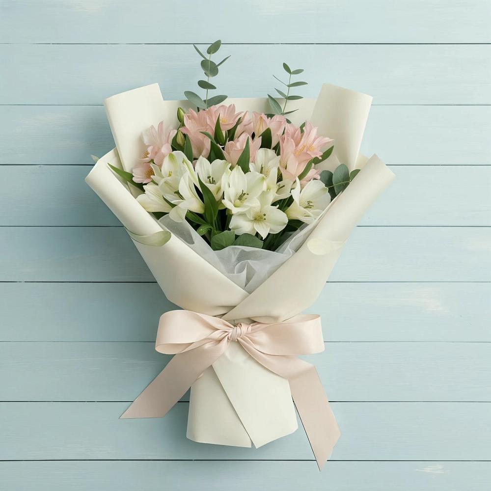 Букет цветов из: Альстромерии в Давыдово