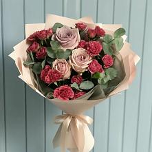 Букет цветов из:  Гвоздики и Розы #REPLACE_PRED# Давыдово