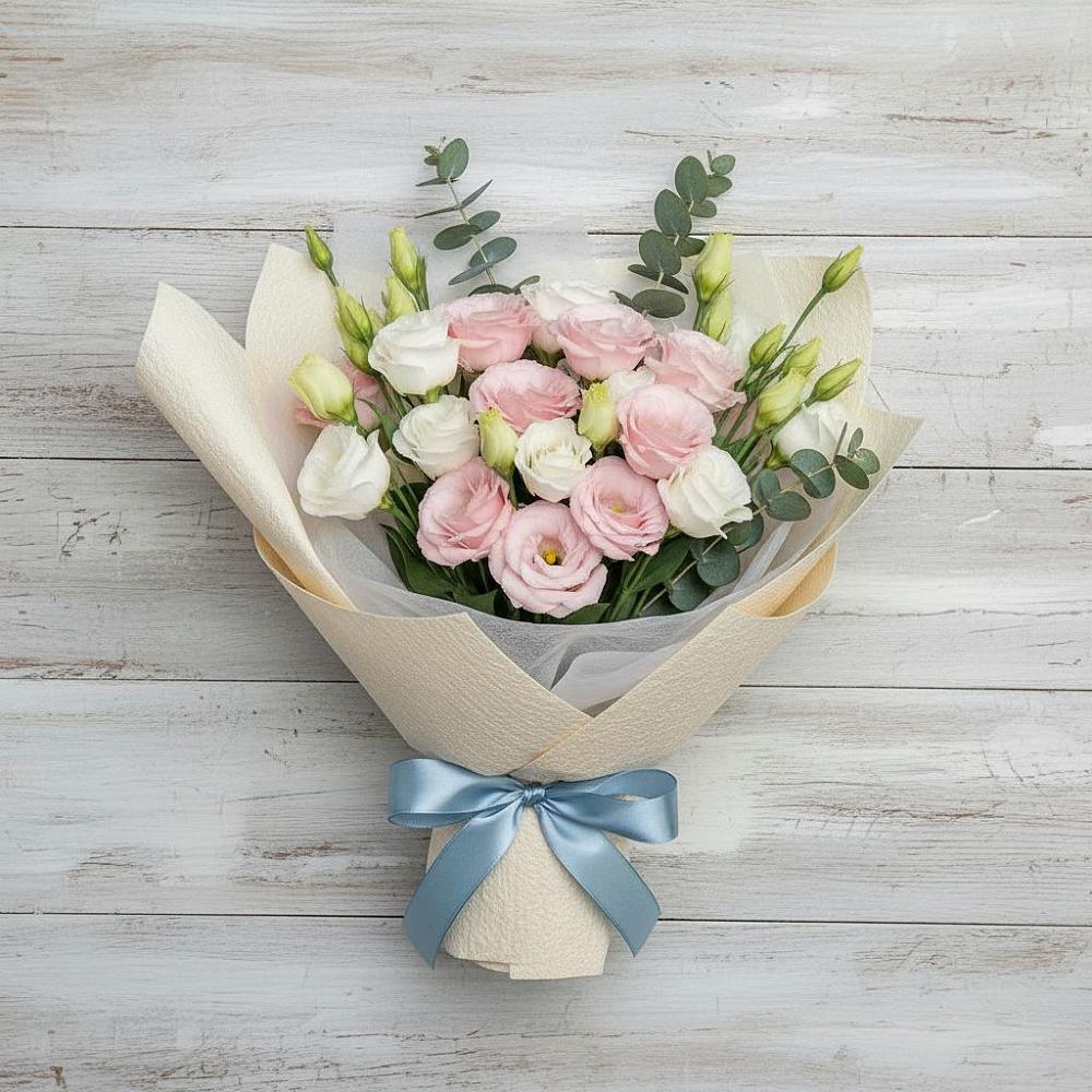 Букет цветов из: Лизиантусы в Давыдово